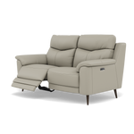 Revel 2 Seater Recliner Sofa - 2 Seater Sofa with 2 Power Recliners Cat 20S - Power Recliner with USB — NWS-516E LIGHT GREY, gallery image 3