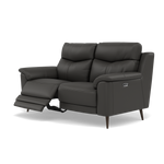 Revel 2 Seater Recliner Sofa - 2 Seater Sofa with 2 Power Recliners Cat 20S - Power Recliner with USB — NWS-517E SHALE GREY, gallery image 3