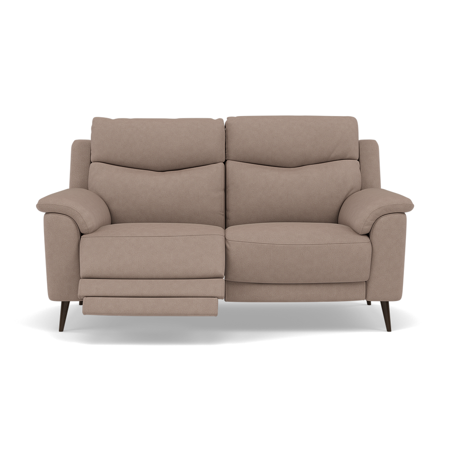 Revel 2 Seater Recliner Sofa - 2 Seater Sofa with 2 Power Recliners Fabric Sterling Home BFA-BLJ-946 SILVER GREY 2