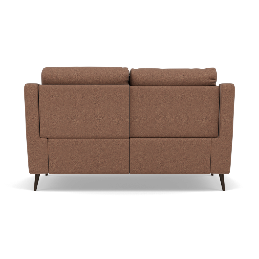Revel 2 Seater Recliner Sofa - 2 Seater Sofa with 2 Power Recliners Fabric - Power Recliner with USB — BFA-BLJ-04 TOBACCO, gallery image 2