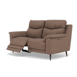 Revel 2 Seater Recliner Sofa - 2 Seater Sofa with 2 Power Recliners Fabric - Power Recliner with USB — BFA-MAD-05 DARK TAUPE, gallery image 3