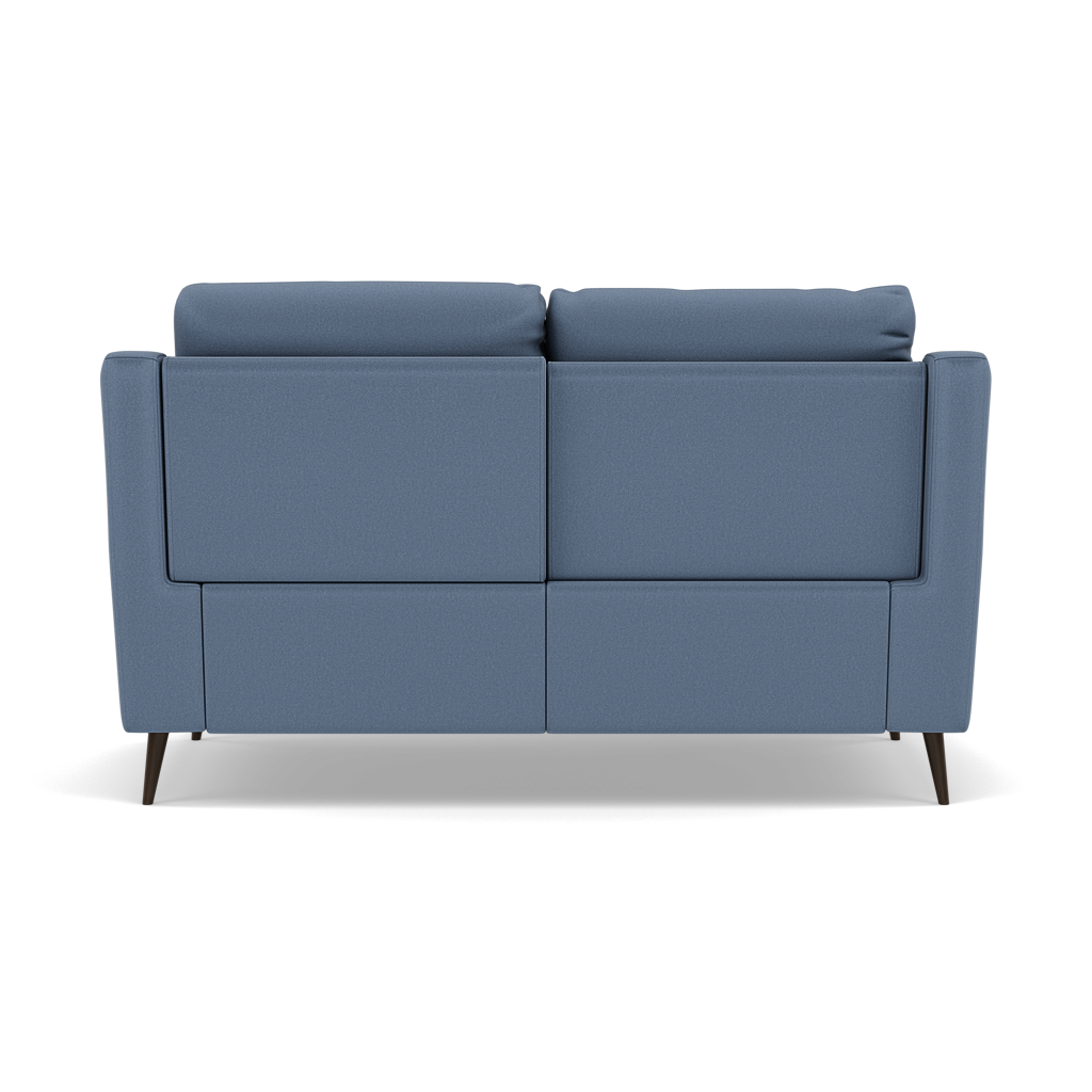 Revel 2 Seater Recliner Sofa - 2 Seater Sofa with 2 Power Recliners Fabric - Power Recliner with USB — BFA-MAD-08 PACIFIC BLUE, gallery image 2