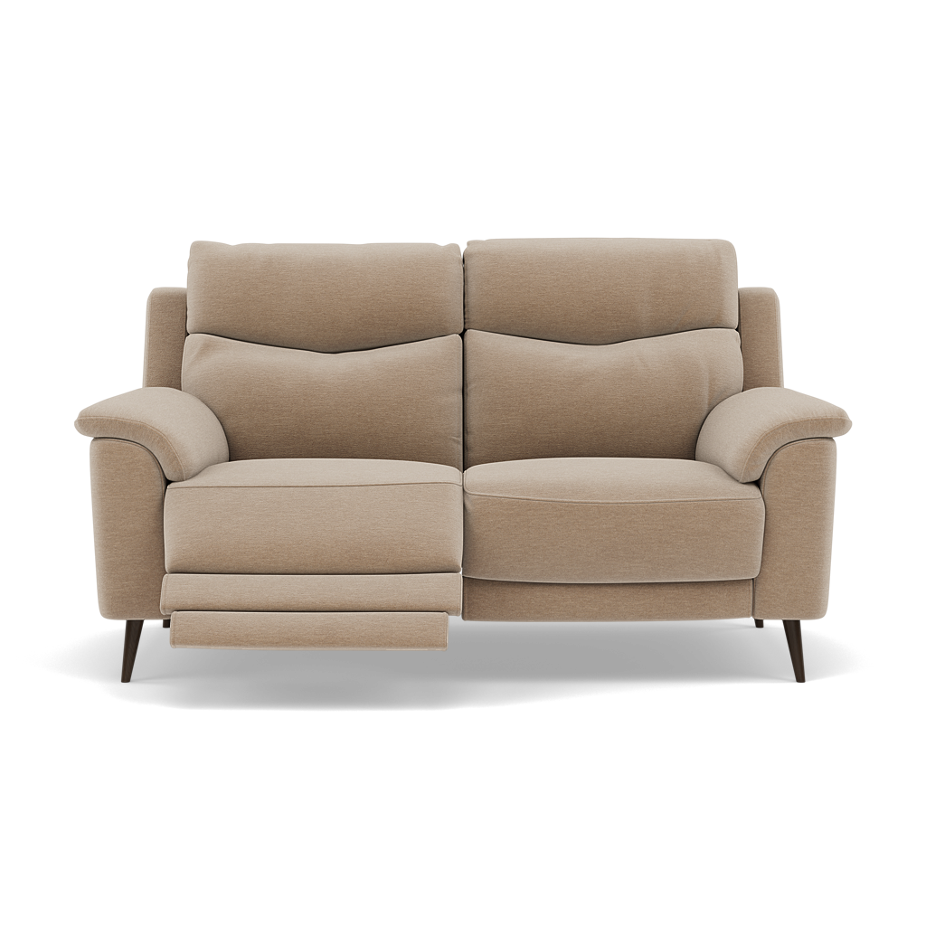 Revel 2 Seater Recliner Sofa - 2 Seater Sofa with 2 Power Recliners Fabric - Power Recliner with USB 2 Seater Sofas Sterling Home 8 FAB-CAN-170 MUSHROOM
