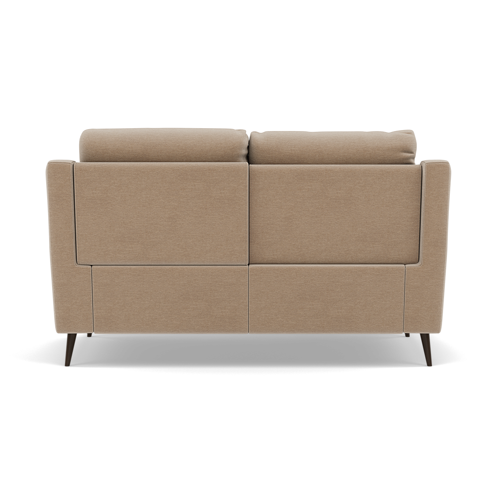Revel 2 Seater Recliner Sofa - 2 Seater Sofa with 2 Power Recliners Fabric - Power Recliner with USB — FAB-CAN-170 MUSHROOM, gallery image 2