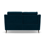 Revel 2 Seater Recliner Sofa - 2 Seater Sofa with 2 Power Recliners Fabric - Power Recliner with USB — FAB-CAN-330 STEEL BLUE, gallery image 2