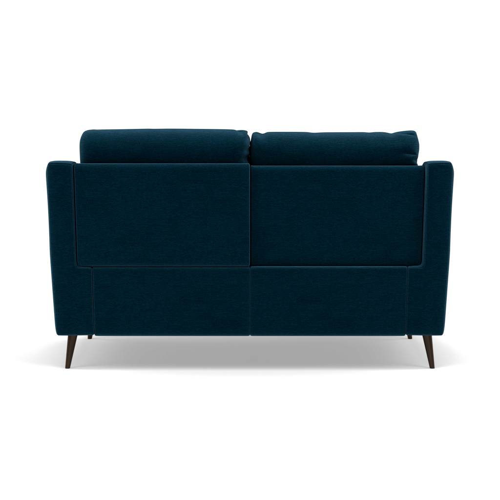 Revel 2 Seater Recliner Sofa - 2 Seater Sofa with 2 Power Recliners Fabric - Power Recliner with USB — FAB-CAN-330 STEEL BLUE, gallery image 2