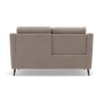 Revel 2 Seater Recliner Sofa - 2 Seater Sofa with 2 Power Recliners Fabric - Power Recliner with USB — FAB-CAN-452 GREY MIST, gallery image 2