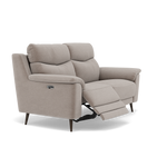 Revel 2 Seater Recliner Sofa - 2 Seater Sofa with 2 Power Recliners Fabric - Power Recliner with USB — FAB-CAN-452 GREY MIST, gallery image 1