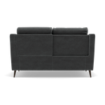 Revel 2 Seater Recliner Sofa - 2 Seater Sofa with 2 Power Recliners Fabric - Power Recliner with USB — FAB-MEG-20  PEWTER, gallery image 2