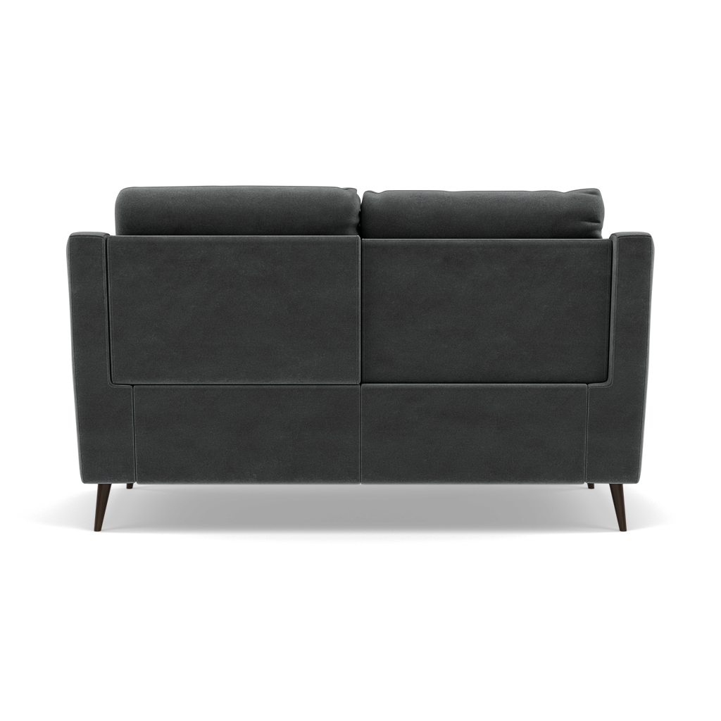 Revel 2 Seater Recliner Sofa - 2 Seater Sofa with 2 Power Recliners Fabric - Power Recliner with USB — FAB-MEG-20  PEWTER, gallery image 2