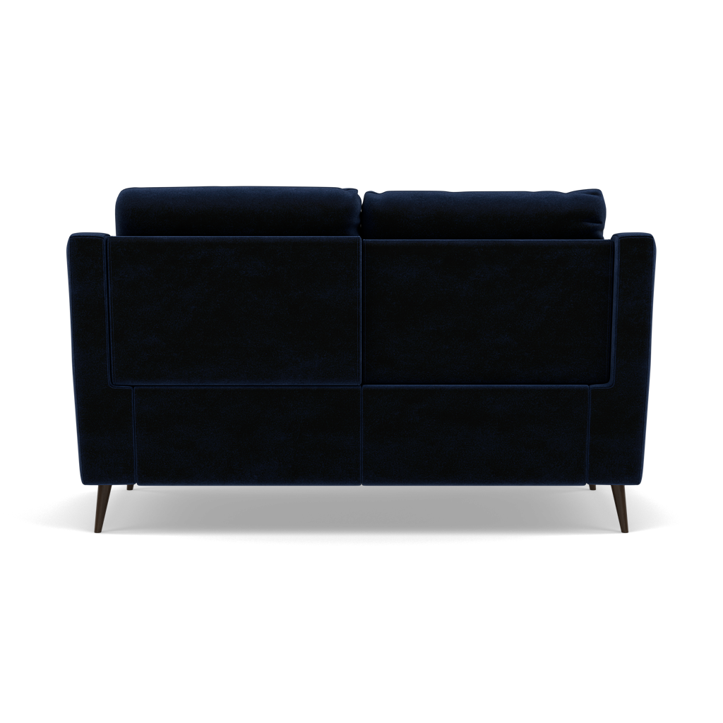 Revel 2 Seater Recliner Sofa - 2 Seater Sofa with 2 Power Recliners Fabric - Power Recliner with USB — FAB-MEG-28  NAVY, gallery image 2