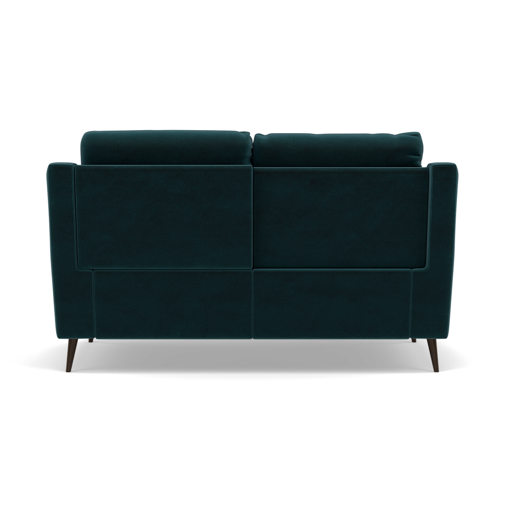 Revel 2 Seater Recliner Sofa - 2 Seater Sofa with 2 Power Recliners Fabric - Power Recliner with USB — FAB-MEG-36  LAKE GREEN, gallery image 2