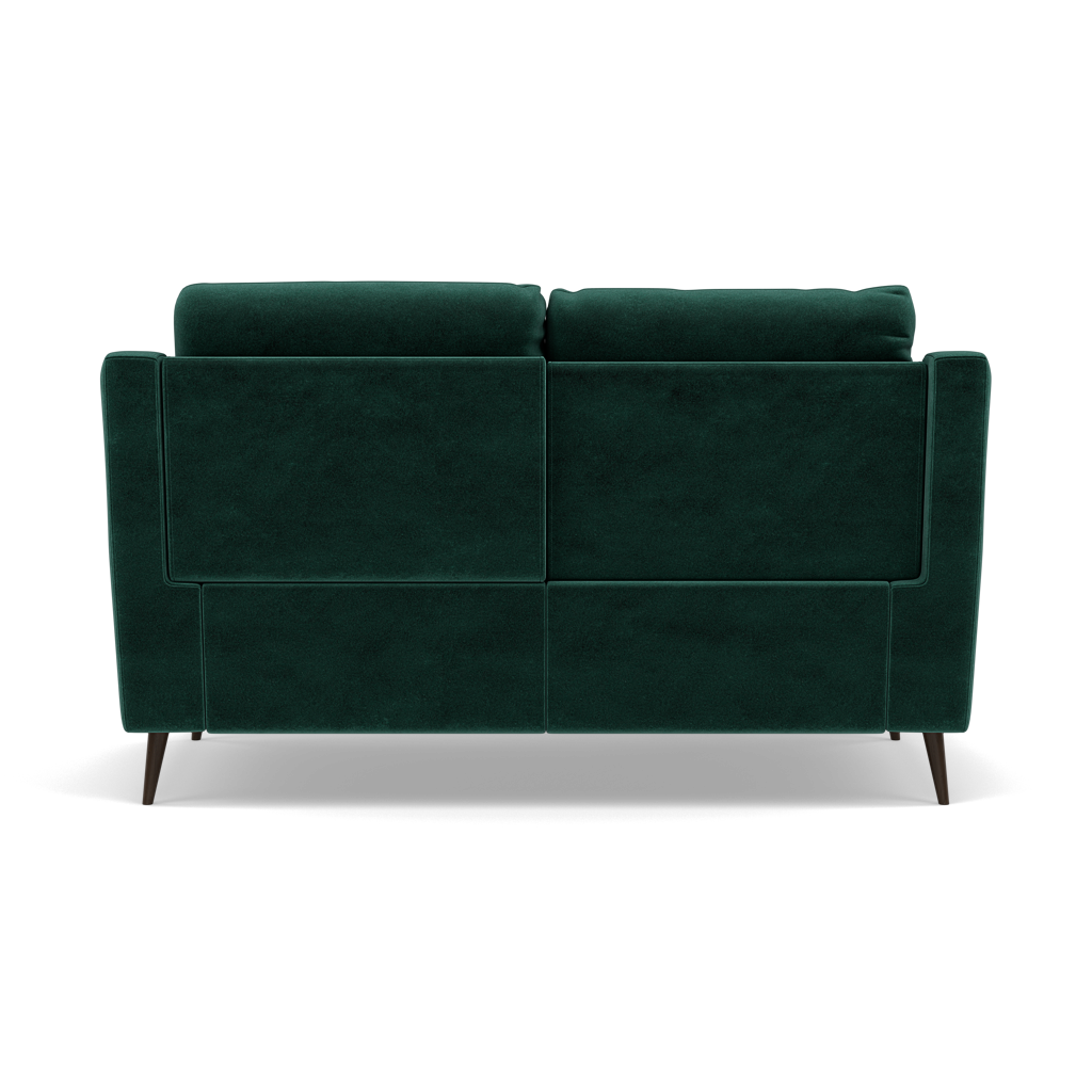 Revel 2 Seater Recliner Sofa - 2 Seater Sofa with 2 Power Recliners Fabric - Power Recliner with USB — FAB-MEG-37  EMERALD GREEN, gallery image 2