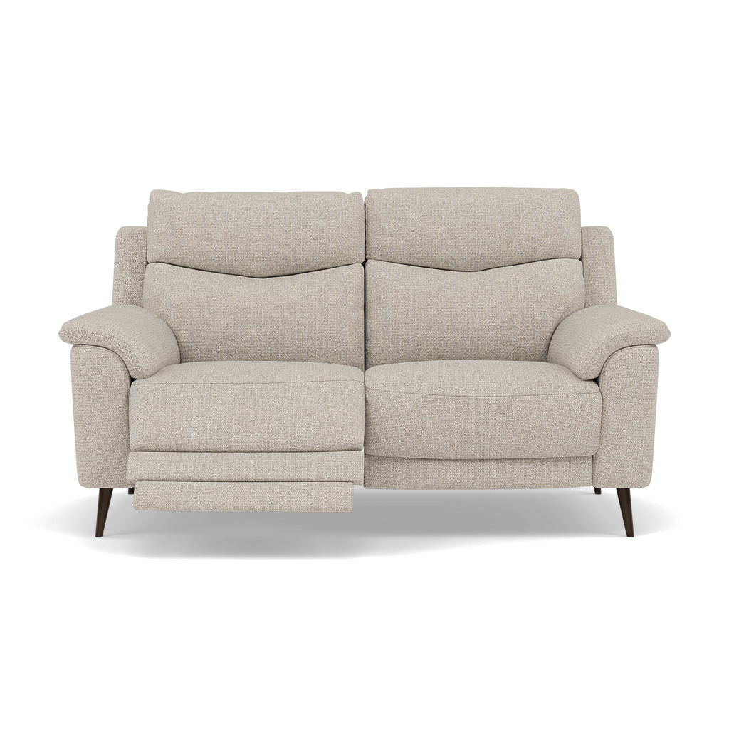 Revel 2 Seater Recliner Sofa - 2 Seater Sofa with 2 Power Recliners Fabric - Power Recliner with USB 2 Seater Sofas Sterling Home 16 FAB-MIL-110 SAND