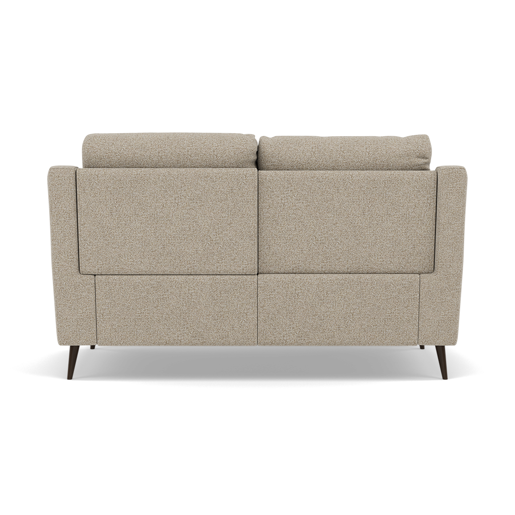 Revel 2 Seater Recliner Sofa - 2 Seater Sofa with 2 Power Recliners Fabric - Power Recliner with USB — FAB-MIL-120 MINK, gallery image 2