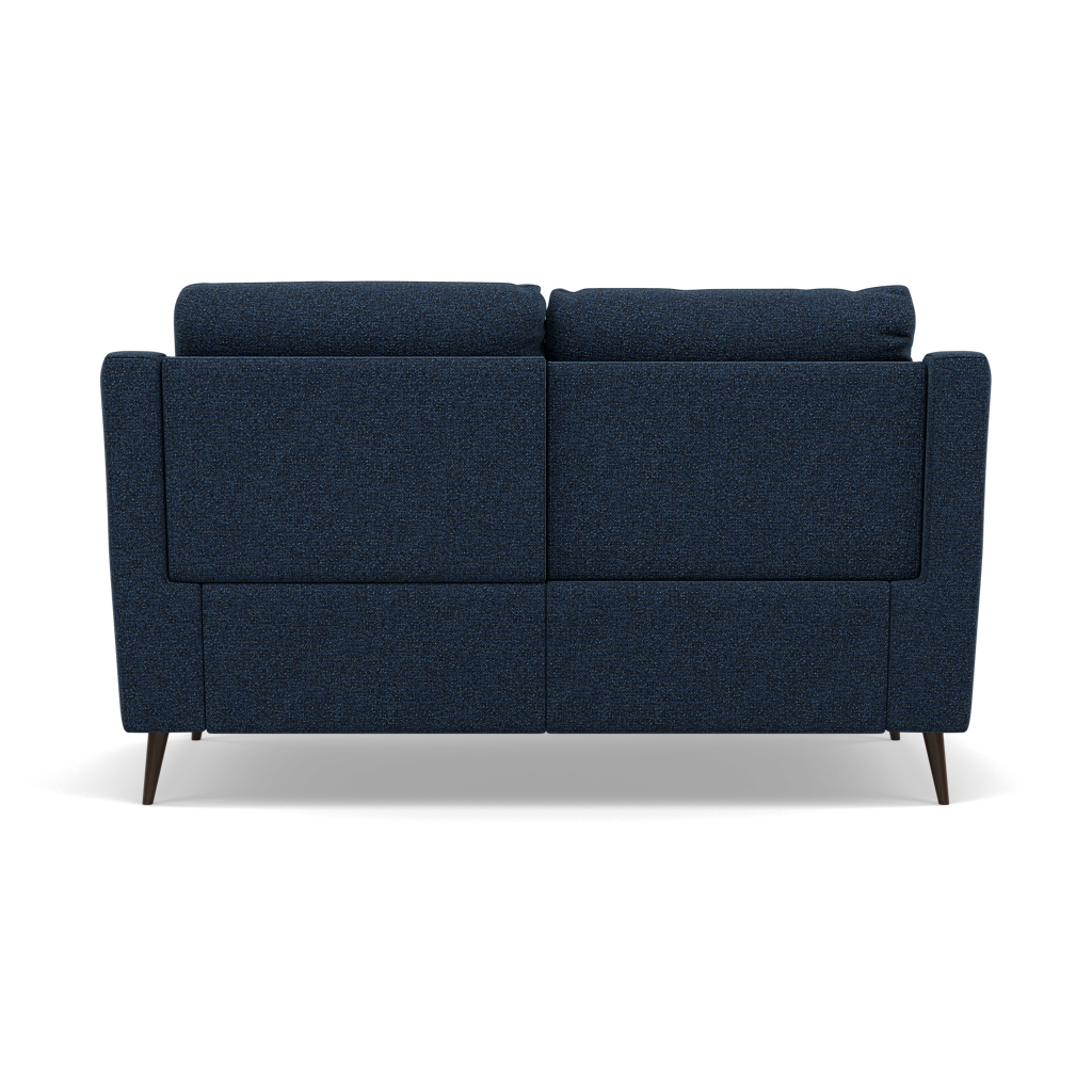 Revel 2 Seater Recliner Sofa - 2 Seater Sofa with 2 Power Recliners Fabric - Power Recliner with USB — FAB-MIL-303 NAVY, gallery image 2