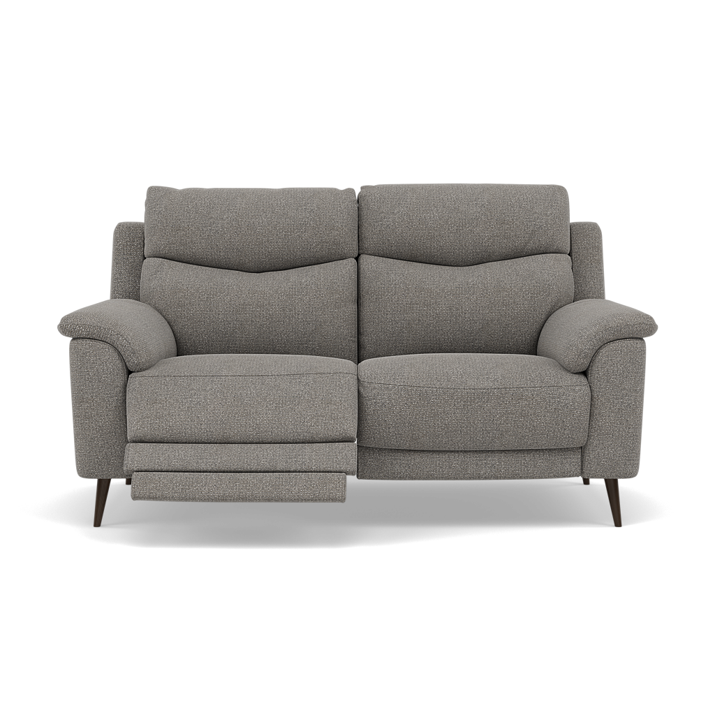 Revel 2 Seater Recliner Sofa - 2 Seater Sofa with 2 Power Recliners Fabric - Power Recliner with USB 2 Seater Sofas Sterling Home 17 FAB-MIL-451 PEWTER