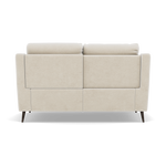 Revel 2 Seater Recliner Sofa - 2 Seater Sofa with 2 Power Recliners Fabric - Power Recliner with USB — FAB-NTS - 01 CREAM, gallery image 2