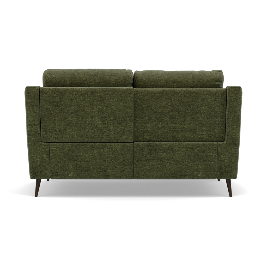 Revel 2 Seater Recliner Sofa - 2 Seater Sofa with 2 Power Recliners Fabric - Power Recliner with USB — FAB-NTS - 16 OLIVE GREEN, gallery image 2