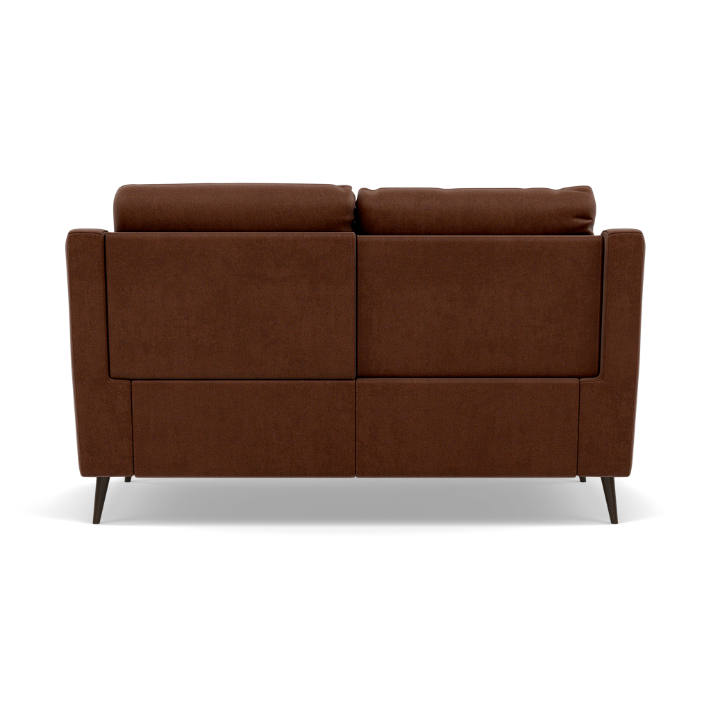 Revel 2 Seater Recliner Sofa - 2 Seater Sofa with 2 Power Recliners Fabric - Power Recliner with USB — SFA-PEY-06 CARAMEL, gallery image 2