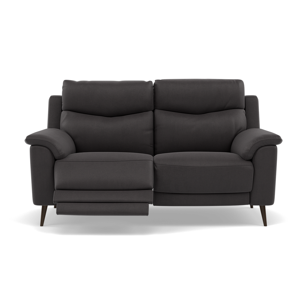 Revel 2 Seater Recliner Sofa - 2 Seater Sofa with 2 Power Recliners Fabric - Power Recliner with USB 2 Seater Sofas Sterling Home 25 SFA-PEY-08 GRAPHITE