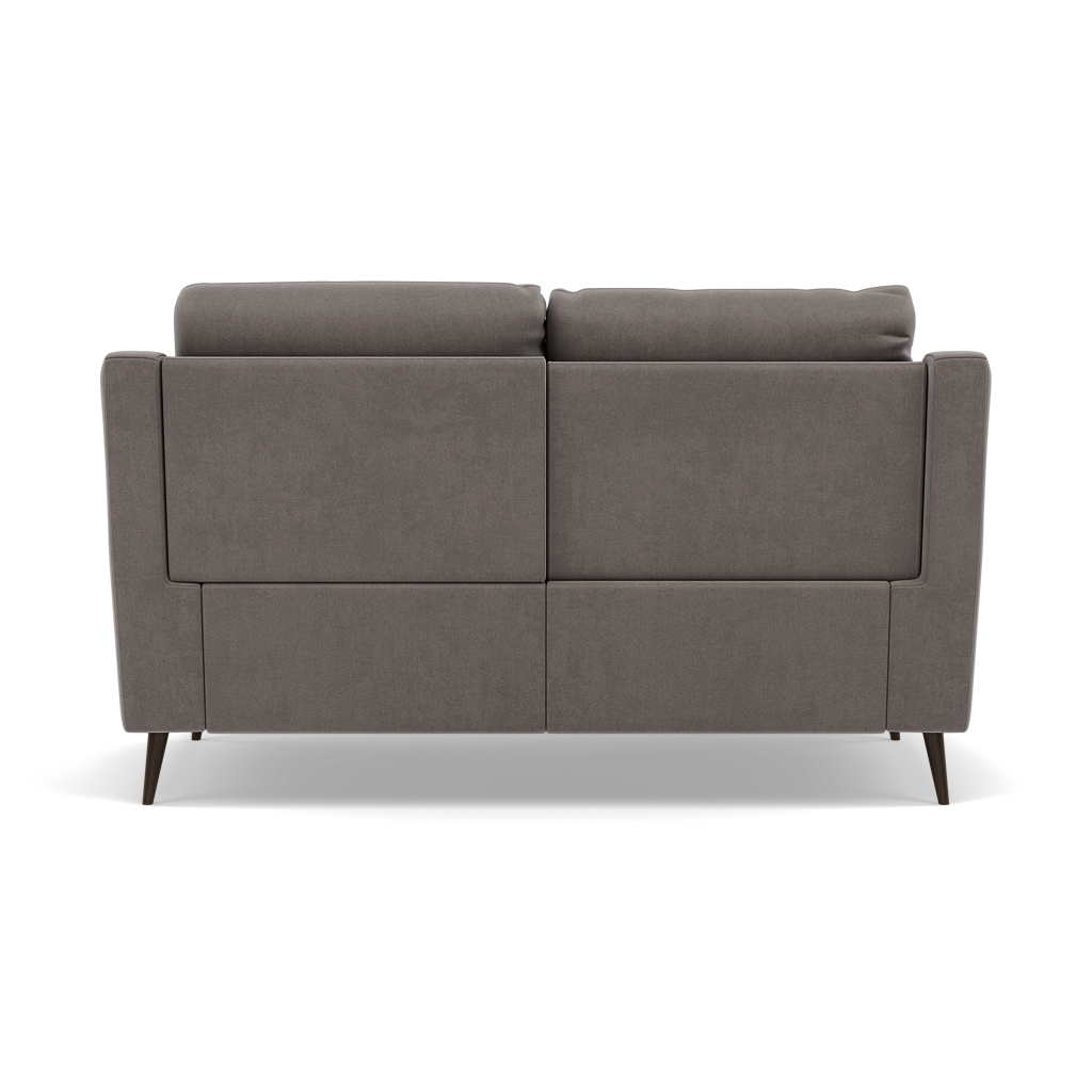Revel 2 Seater Recliner Sofa - 2 Seater Sofa with 2 Power Recliners Fabric - Power Recliner with USB — SFA-PEY-09 DOVE, gallery image 2