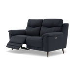 Revel 2 Seater Recliner Sofa - 2 Seater Sofa with 2 Power Recliners Fabric - Power Recliner with USB — SFA-PEY-10 CHARCOAL, gallery image 3