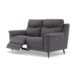 Revel 2 Seater Recliner Sofa - 2 Seater Sofa with 2 Power Recliners Fabric - Power Recliner with USB — SFA-PEY-12 ELEPHANT, gallery image 3