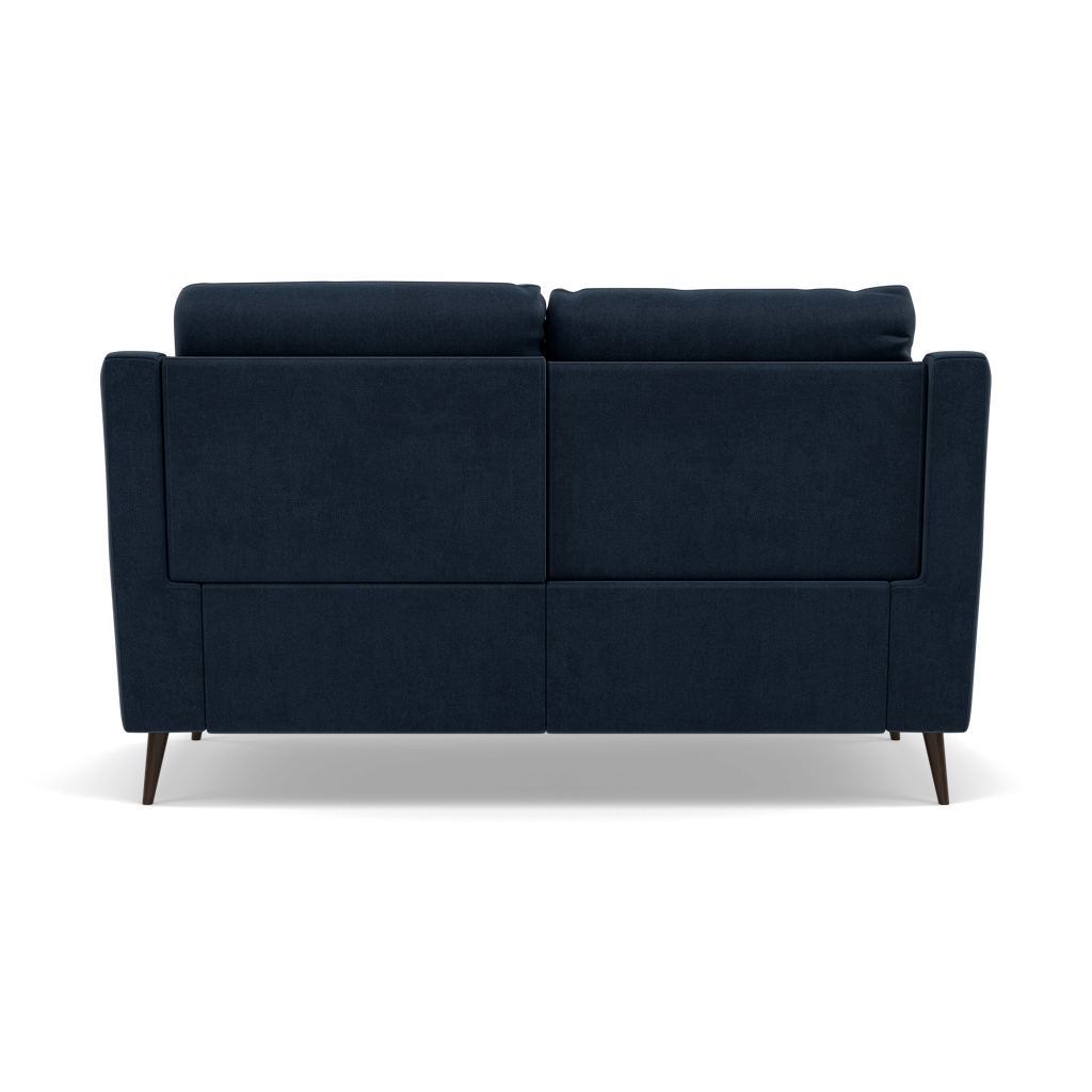 Revel 2 Seater Recliner Sofa - 2 Seater Sofa with 2 Power Recliners Fabric - Power Recliner with USB — SFA-PEY-15 NAVY, gallery image 2