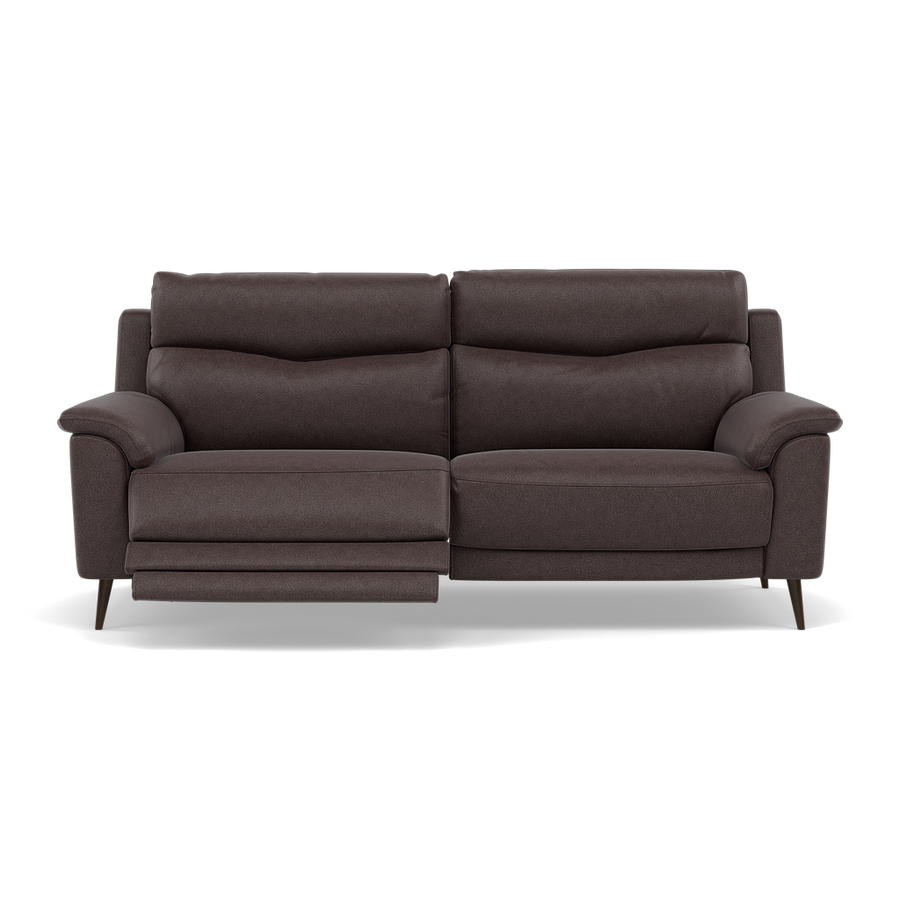 Revel 3 Seater Recliner Sofa - 2.5 Seater Sofa with 2 Power Recliners Fabric - Power Recliner with USB Sterling Home 5 BFA-BLJ-088 CHARCOAL GREY