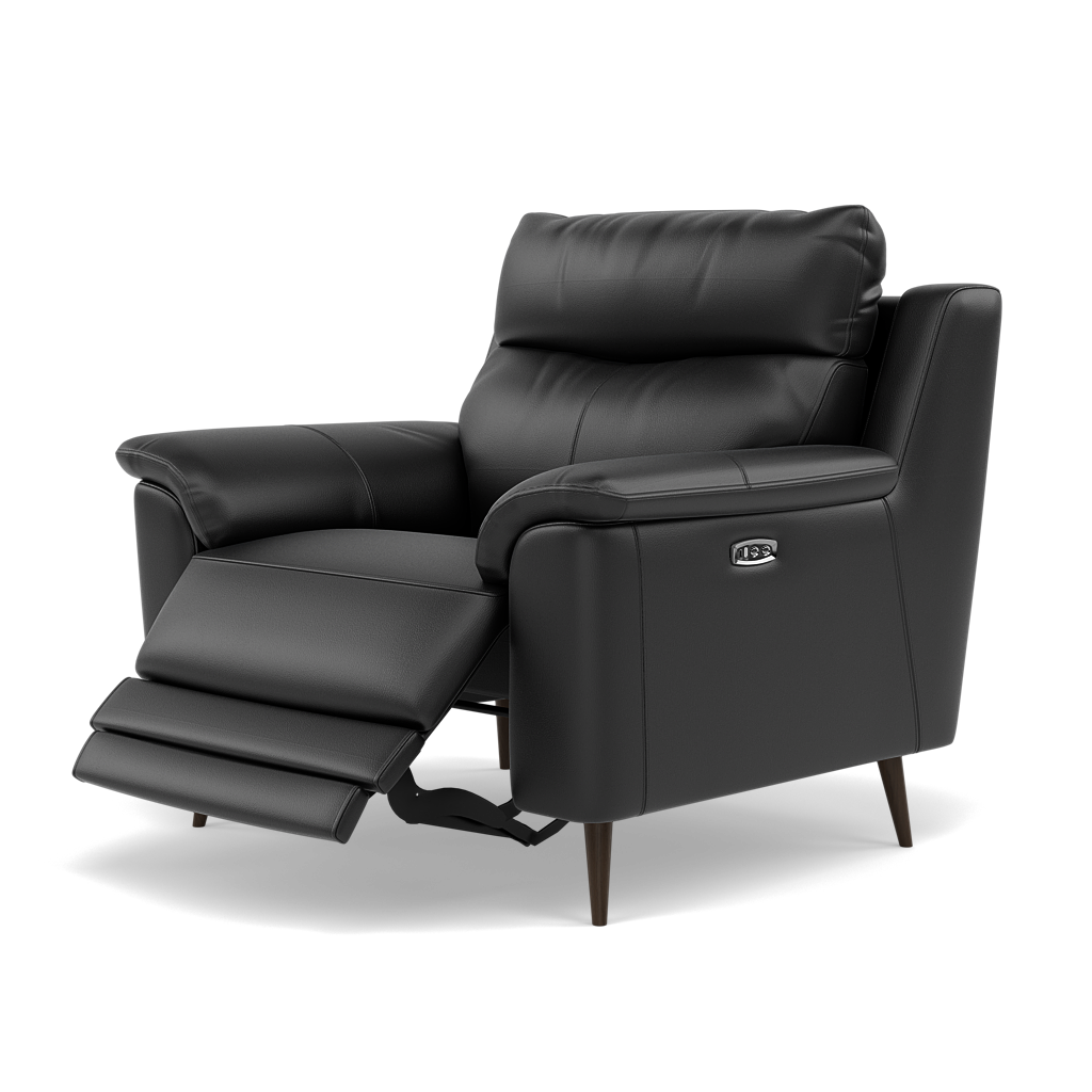Revel Recliner Armchair - Power Recliner Chair Cat 20S - Power Recliner with USB — BXS-023C BLACK, gallery image 3