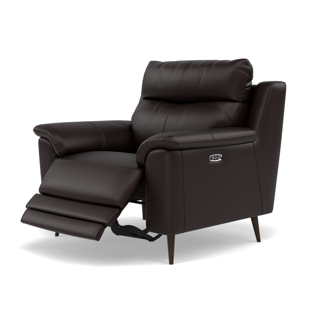 Revel Recliner Armchair - Power Recliner Chair Cat 20S - Power Recliner with USB — BXS-037C WALNUT, gallery image 3