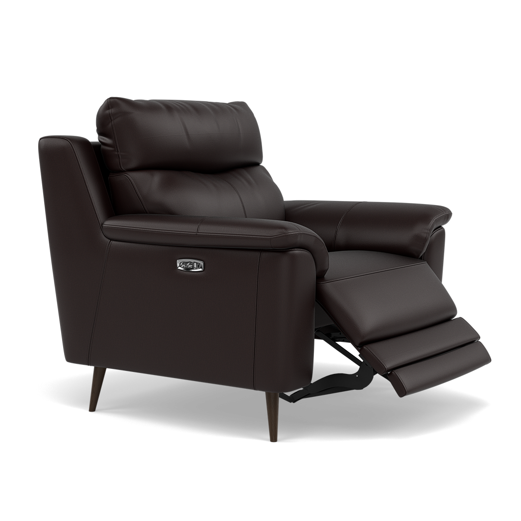 Revel Recliner Armchair - Power Recliner Chair Cat 20S - Power Recliner with USB — BXS-037C WALNUT, gallery image 1
