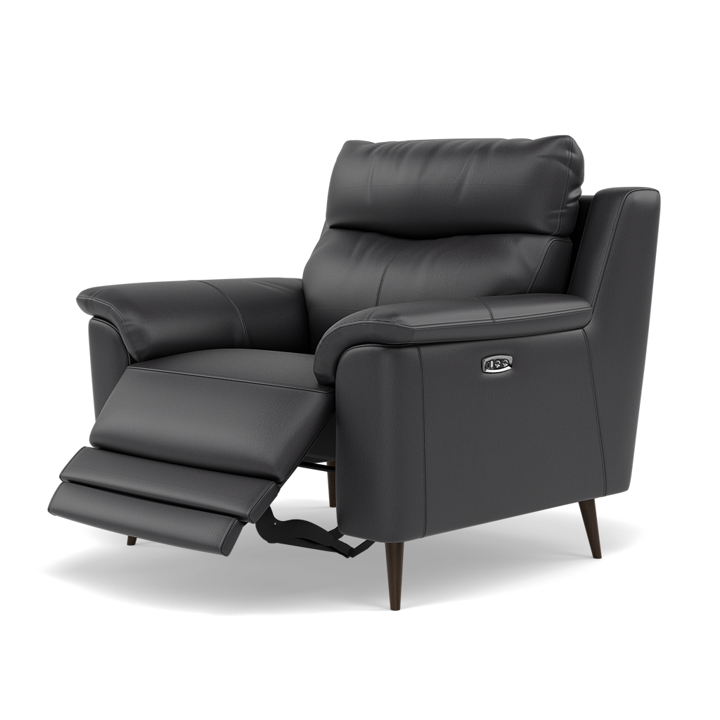 Revel Recliner Armchair - Power Recliner Chair Cat 20S - Power Recliner with USB — BXS-058E SHALE, gallery image 3