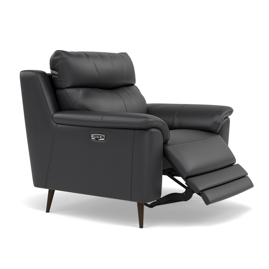 Revel Recliner Armchair - Power Recliner Chair Cat 20S - Power Recliner with USB — BXS-058E SHALE, gallery image 1