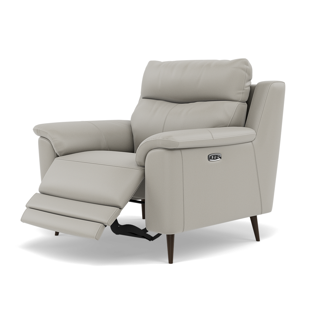 Revel Recliner Armchair - Power Recliner Chair Cat 20S - Power Recliner with USB — BXS-251E GREY, gallery image 3