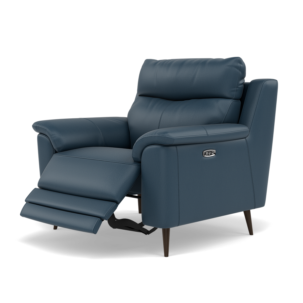 Revel Recliner Armchair - Power Recliner Chair Cat 20S - Power Recliner with USB — BXS-313E OCEAN BLUE, gallery image 3