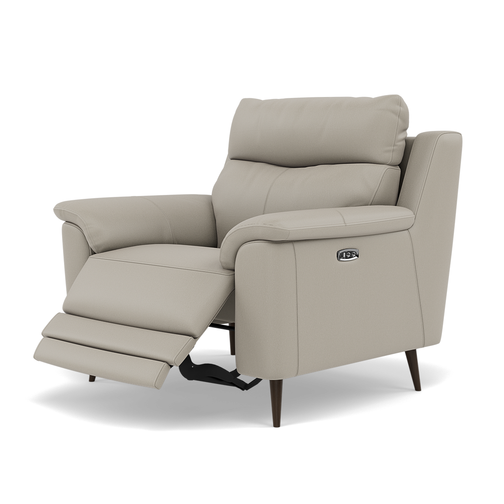 Revel Recliner Armchair - Power Recliner Chair Cat 20S - Power Recliner with USB — BXS-946B FEATHER GREY, gallery image 3