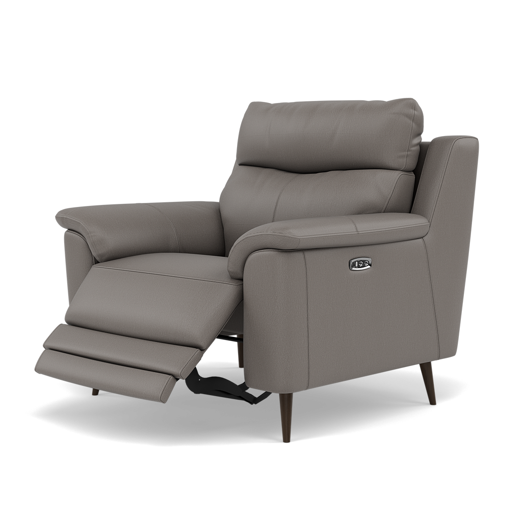 Revel Recliner Armchair - Power Recliner Chair Cat 20S - Power Recliner with USB — NWS-042E ELEPHANT, gallery image 3