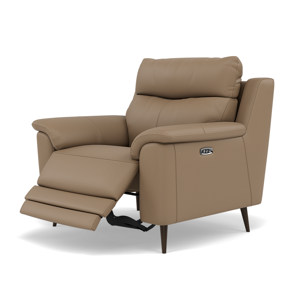 Revel Recliner Armchair - Power Recliner Chair Cat 20S - Power Recliner with USB — NWS-513E PINE BARK, gallery image 3