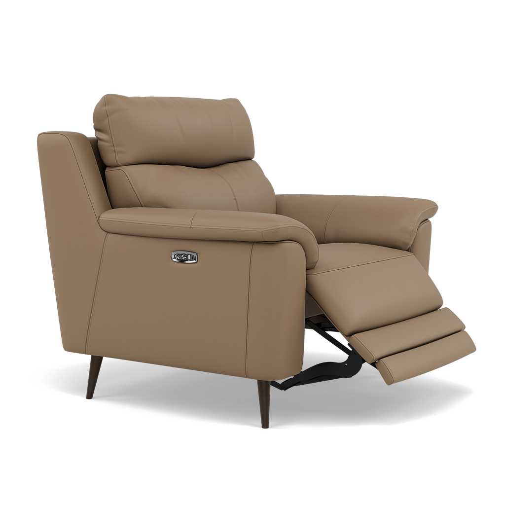 Revel Recliner Armchair - Power Recliner Chair Cat 20S - Power Recliner with USB — NWS-513E PINE BARK, gallery image 1