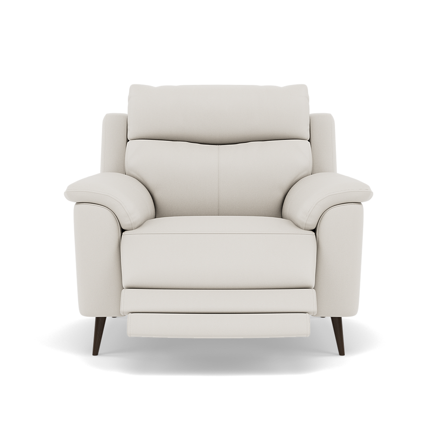 Revel Recliner Armchair - Power Recliner Chair Cat 25S - Power Recliner with USB Sterling Home 1 NCS-744D STAR WHITE
