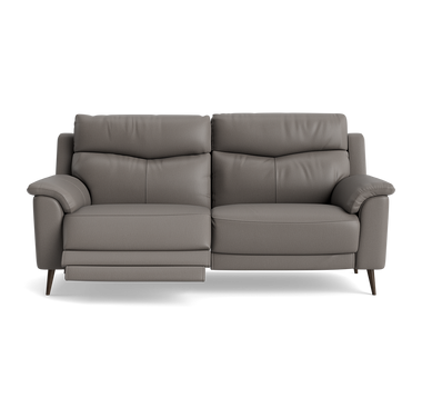 Revel Small 3 Seater Recliner Sofa - 2.5 Seater Sofa with 2 Power Recliners (Compact) Cat 20S - Power Recliner with USB 3 Seater Sofas Sterling Home 6 NWS-042E ELEPHANT