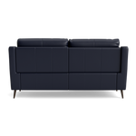 Revel Small 3 Seater Recliner Sofa - 2.5 Seater Sofa with 2 Power Recliners (Compact) Cat 20S - Power Recliner with USB — BXS-036C NAVY, gallery image 2