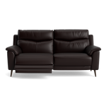 Revel Small 3 Seater Recliner Sofa - 2.5 Seater Sofa with 2 Power Recliners (Compact) Cat 20S - Power Recliner with USB 3 Seater Sofas Sterling Home 19 BXS-037C WALNUT