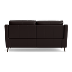 Revel Small 3 Seater Recliner Sofa - 2.5 Seater Sofa with 2 Power Recliners (Compact) Cat 20S - Power Recliner with USB — BXS-037C WALNUT, gallery image 2