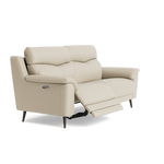 Revel Small 3 Seater Recliner Sofa - 2.5 Seater Sofa with 2 Power Recliners (Compact) Cat 20S - Power Recliner with USB — BXS-041E SILVER GREY, gallery image 1
