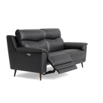 Revel Small 3 Seater Recliner Sofa - 2.5 Seater Sofa with 2 Power Recliners (Compact) Cat 20S - Power Recliner with USB — BXS-058E SHALE, gallery image 1