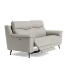 Revel Small 3 Seater Recliner Sofa - 2.5 Seater Sofa with 2 Power Recliners (Compact) Cat 20S - Power Recliner with USB — BXS-251E GREY, gallery image 1