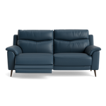 Revel Small 3 Seater Recliner Sofa - 2.5 Seater Sofa with 2 Power Recliners (Compact) Cat 20S - Power Recliner with USB 3 Seater Sofas Sterling Home 20 BXS-313E OCEAN BLUE
